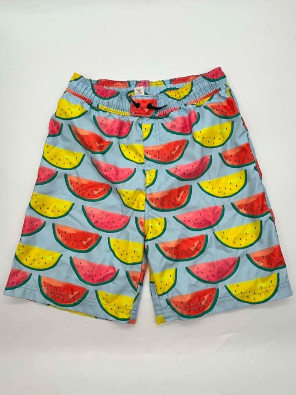 Tea Collection Boys Full Length Swim Trunks Shorts Watermelons VGUC Size 16